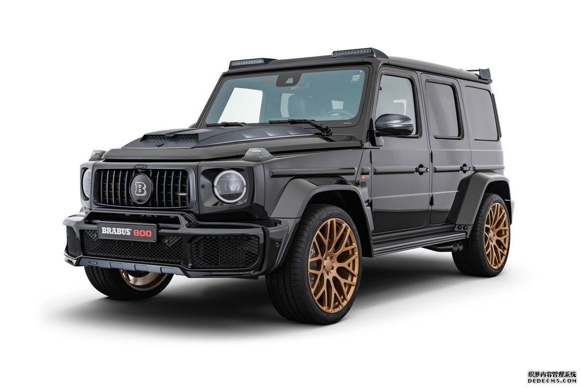 杏耀资金镀金的细节定义了Brabus 800梅赛德斯- amg G63“黑色和金色版”