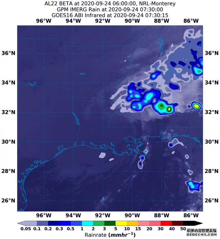 杏耀yl注册NASA估计贝塔的降雨将进入田纳西河谷