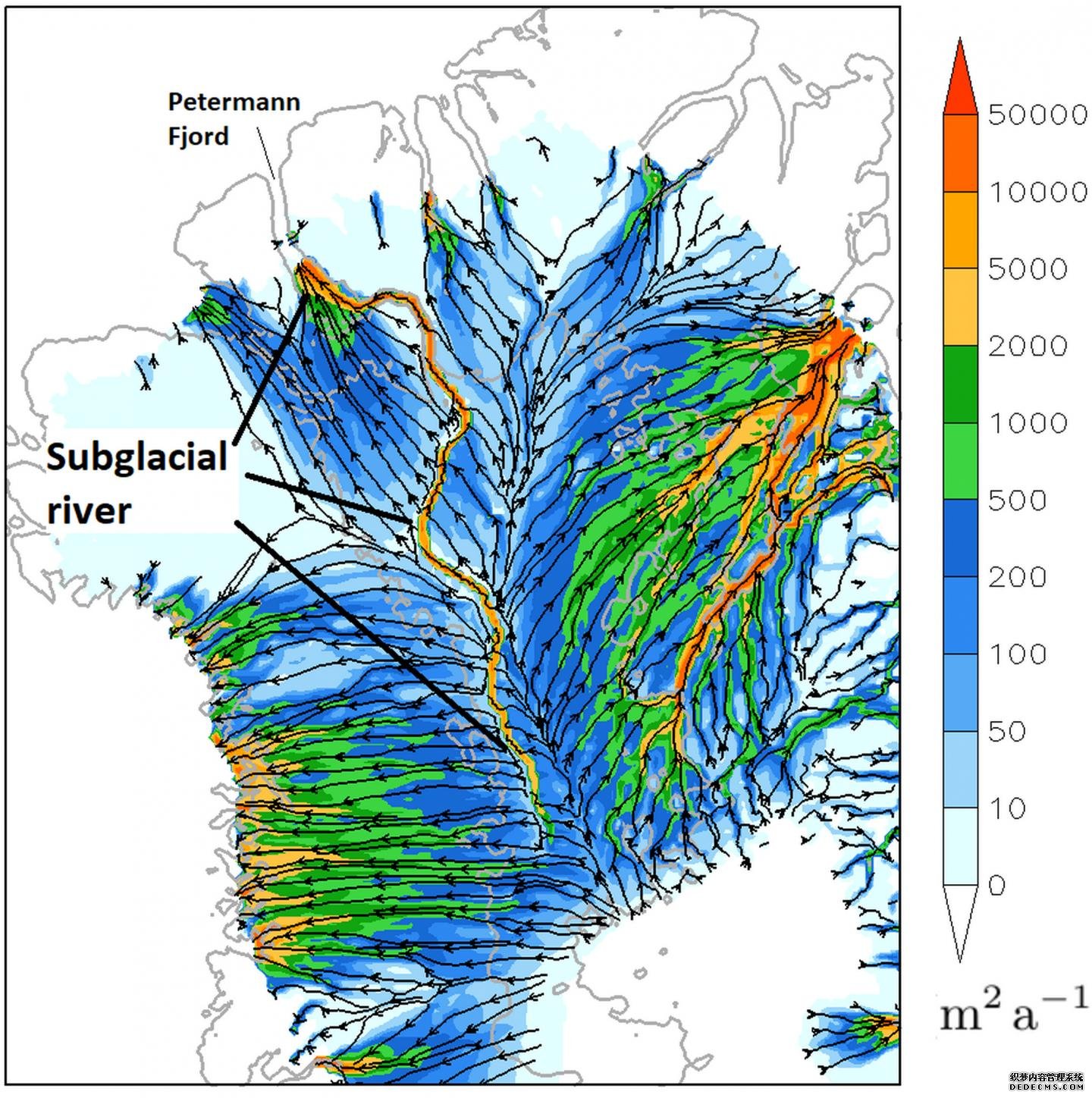 杏耀平台一条可能长达1000公里的河流深埋在格陵兰冰原之下